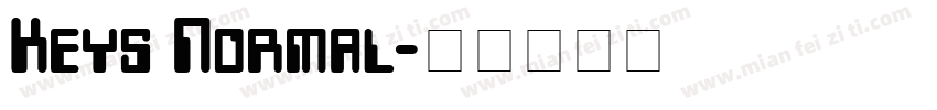Keys Normal字体转换